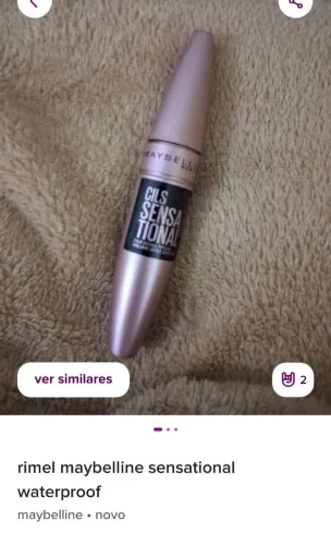 Rimel maybelline sensational waterproof