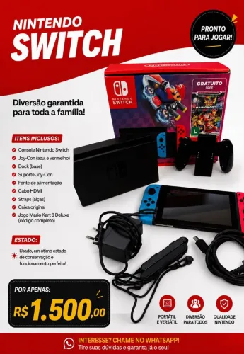 Super Nitendo Switch à venda
