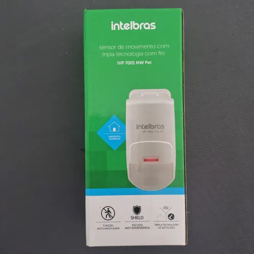 Sensor de movimento com tripla tecnologia com fio IVP 7001 MW PET