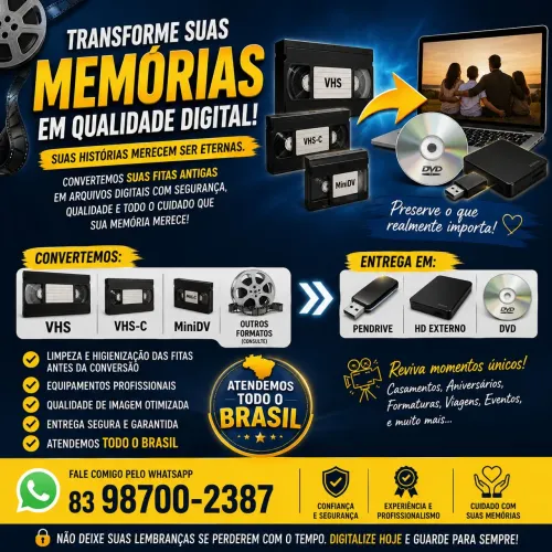 Conversão de fitas VHS