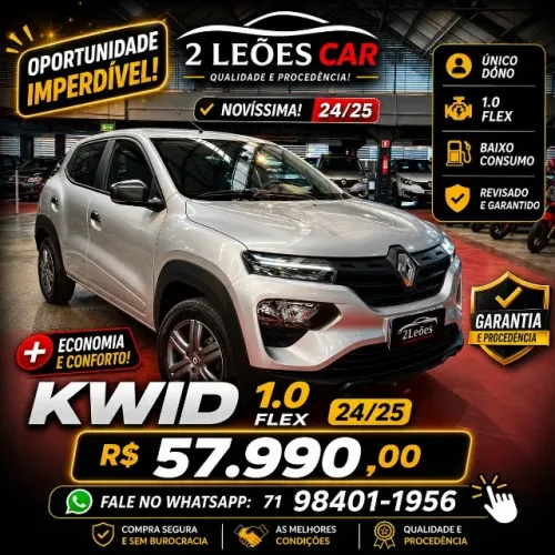 Renault Kwid Zen 1.0 Flex 12V 5P Mec. 2025