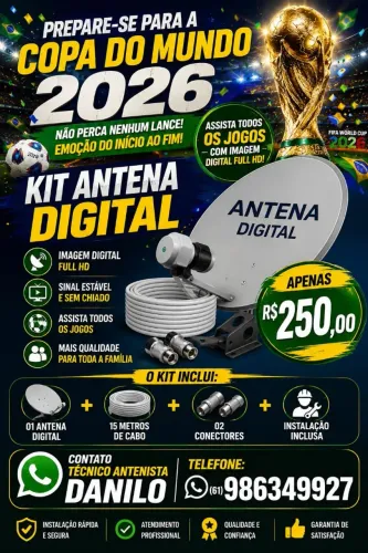 Kit antena digital
