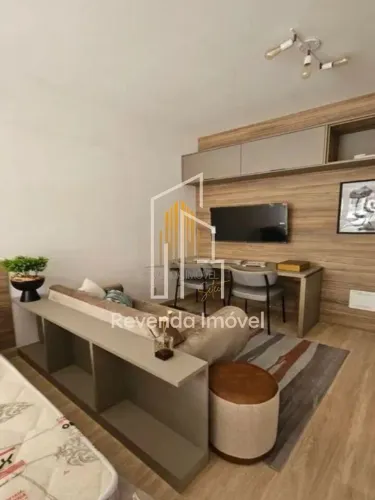 EDIFICIO LA CASA, BROOKLIN- APARTAMENTO DE 22m² COM 1 DORMITÓRIOS, 1 BANHEIRO, VARANDA E N