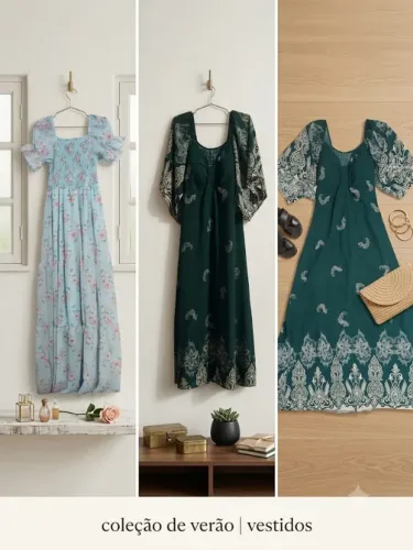 Vestido Longo Floral Azul Bebê - Estado de Novo!