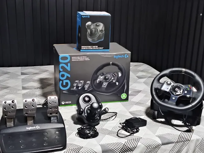 Volante G920 + câmbio