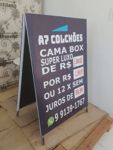VENDO ESSE CAVALETE DE PROPAGANDA 150