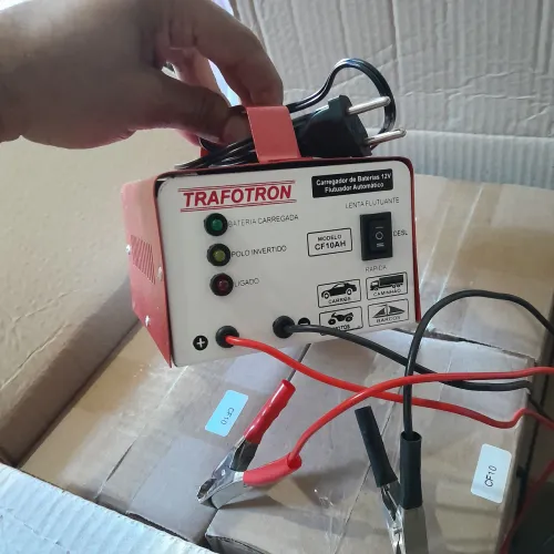 Carregador de Bateria Rápido 10A Flutuante Trafroton
