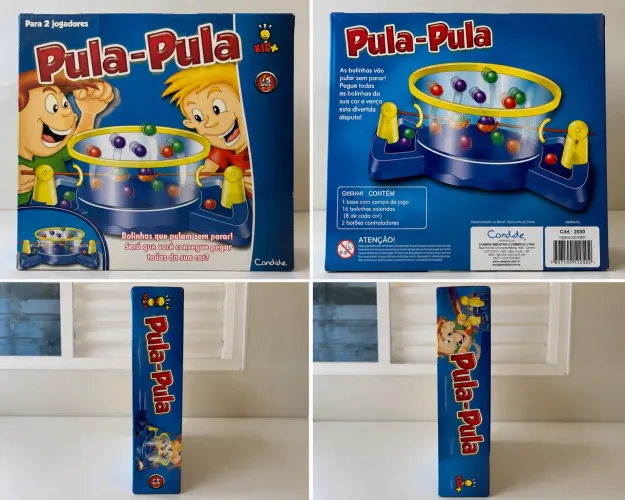 Pula-Pula Candide - Jogo Infantil Original +5 Anos na Caixa