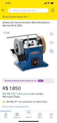 Amolador de facas 