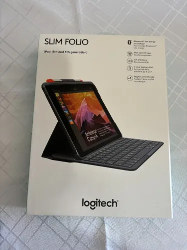 Capa teclado Slim Folio logitech - ipad 6ª geração