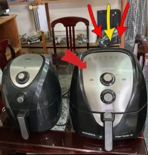 Fritadeira Air Fryer Mondial Gigante 8 Lts Seminova (Leia o Anúncio)