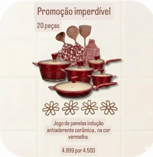 Panelas indução antiaderenye cerãmica