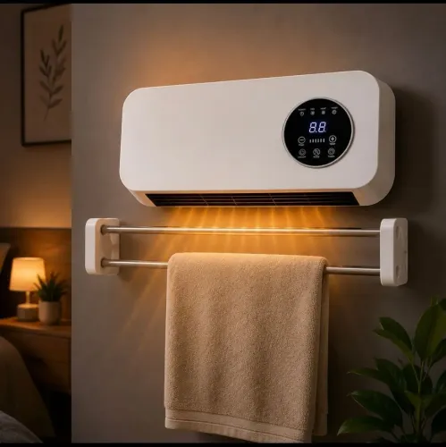 AQUECEDOR CERÂMICO DE PAREDE 2000W - NOVO