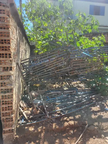 Estrutura de ferro para a construção de galpão ou cobertura em geral