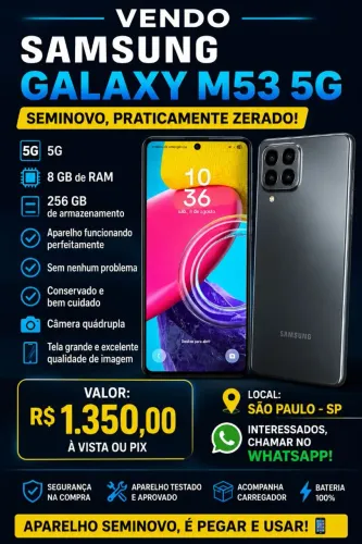 Celular Samsung m53 5g