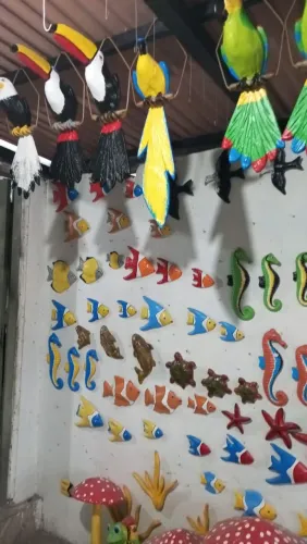 Peixes pra parede de cimento 