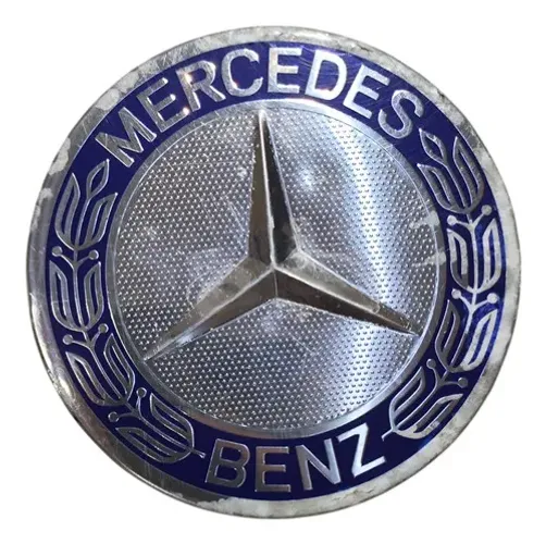 Calota Roda Central A1714000025 Mercedes C180 2014 A 2016 Azul