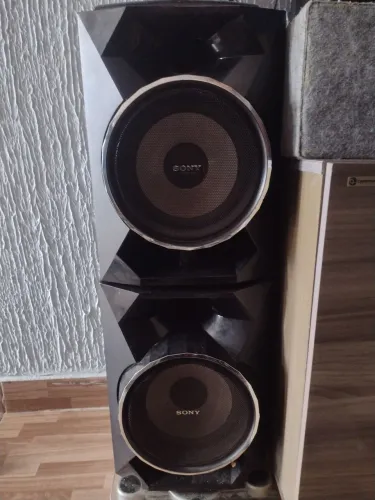 Caixas de som da marca sony