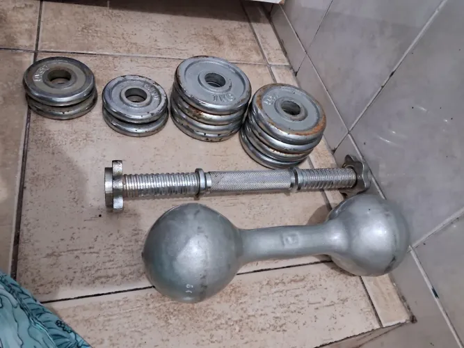 Pesos para musculação 