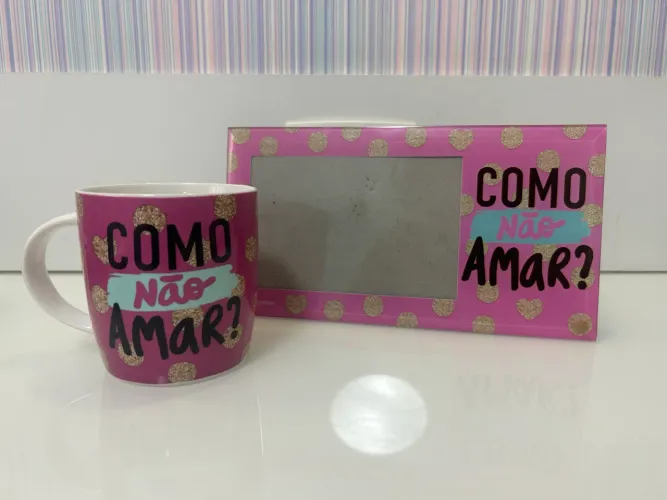 Kit Porta Retrato e Caneca