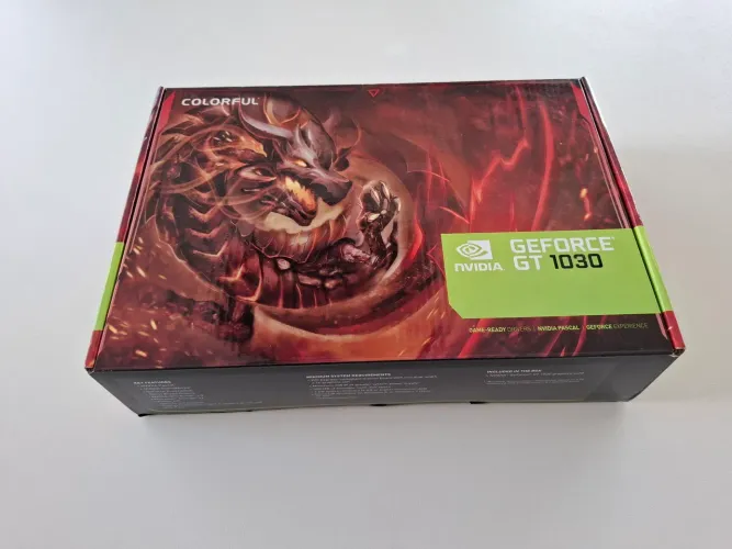 Placa de vídeo NOVA: Nvídia GeForce GT 1030