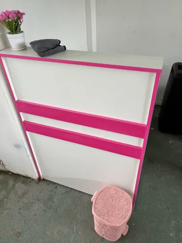 Bancada nova rosa