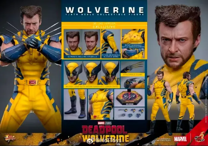 Wolverine Hot Toys 1/6 Deluxe Version Deadpool