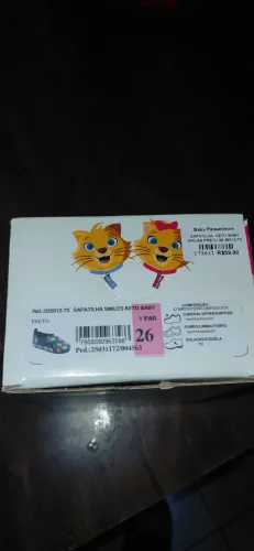 Tenis infantil número 26