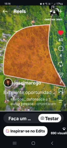 Terreno perfeito para investir 
