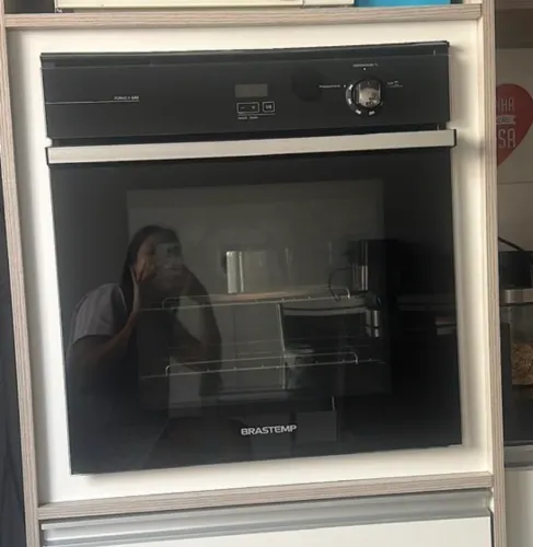 Forno de embutir a Gás Brastemp 78 litros