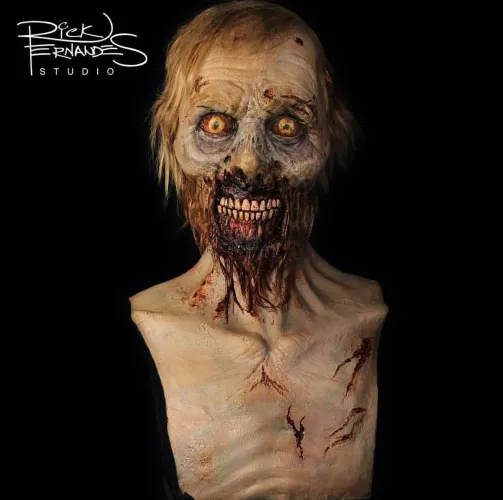 Walker busto zumbi em látex tamanho real (custom)