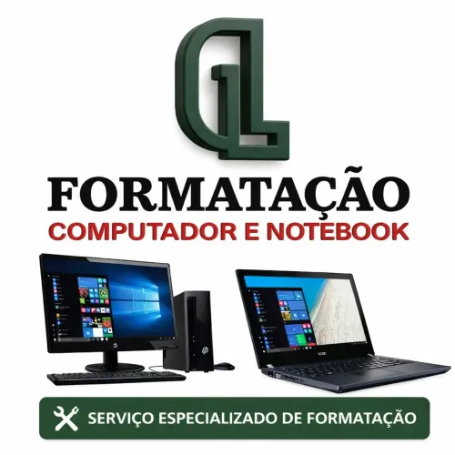 Formatação de computadores e notebooks
