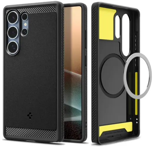 Capa Magnética Spigen Rugged Armor MagFit para Magsafe para Samsung Galaxy S26 Ultra