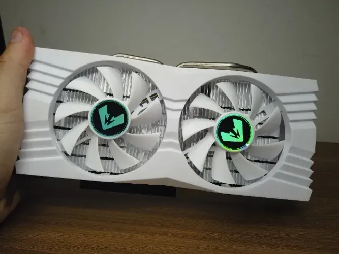 Placa de vídeo rx 580 8gb branca