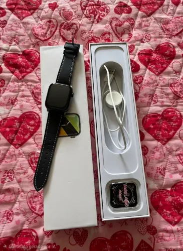 Relógio smartwatch tela amoled
