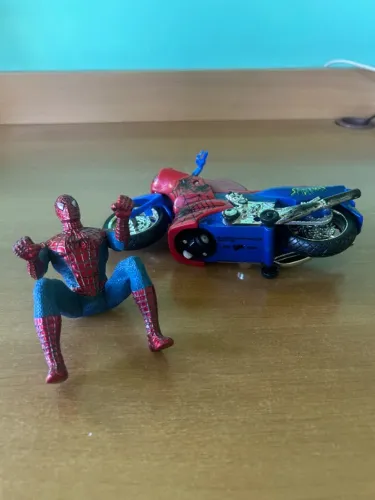 Boneco Homem-Aranha com Moto Webcycle - Toy Biz 2002 (Filme)