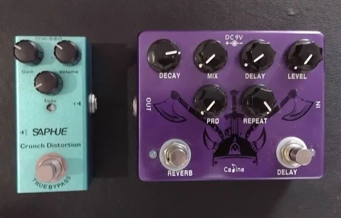 Pedais Guitarra Drive + Delay + Reverb GUITARRA OPORTUNIDADE