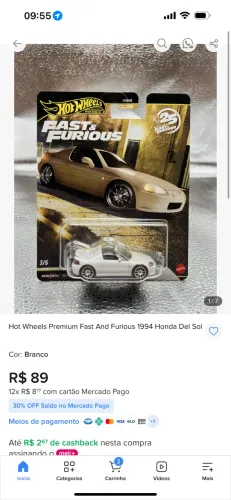 Hot Wheels Velozes e Furiosos
