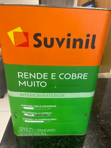 Tinta suvinil 18L rende e cobre muito lacrada