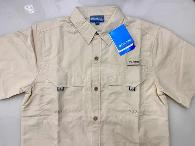 Camisa Columbia manga curta (M, G e L)