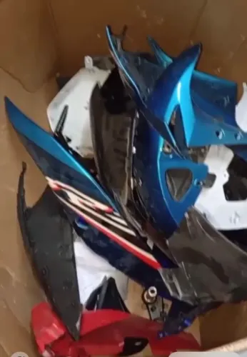 Lote de peças de moto
