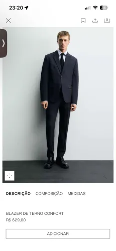 Terno CONFORT zara