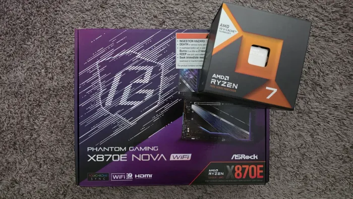 Kit upgrade 9800x3d + X870E Nova Wifi + 32gb Corsair Vengeance RGB 6000mhz