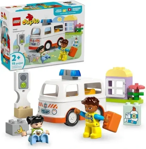 Lego Duplo Town Ambulância e Motorista 10447