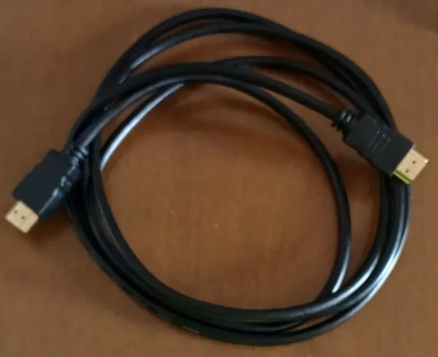 Cabo HDMI High Speed com Conectores Dourados - Preto (1.5m / 1.8m)