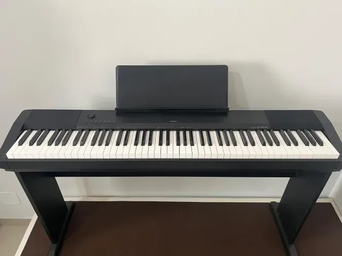 Piano Casio CDP-120 + Suporte Fixo do Piano + Banqueta