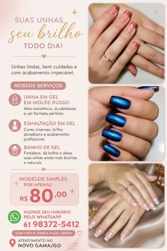 Unhas em gel