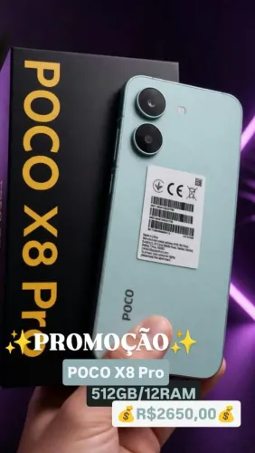 Vendo Poco X8 Pro 512GB Lacrado