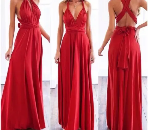 Vendo vestido de festa vermelho