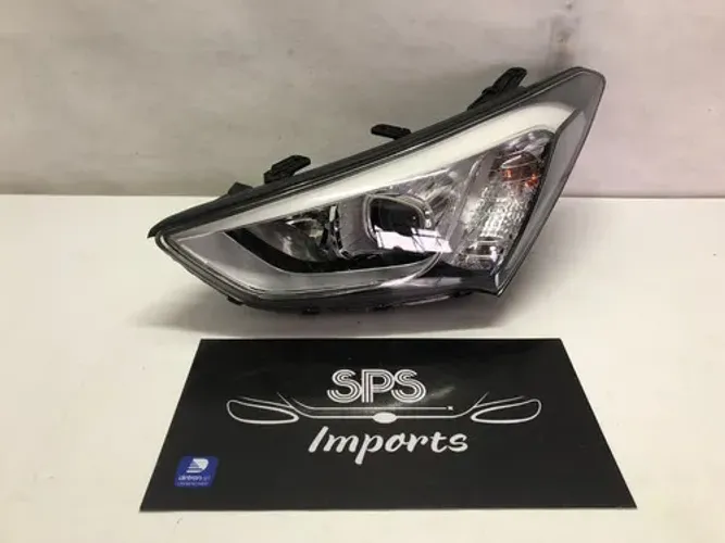 Farol Esquerdo Led Xenon Hyundai Santa Fé 2014 2015 2016 Ori Esquerdo